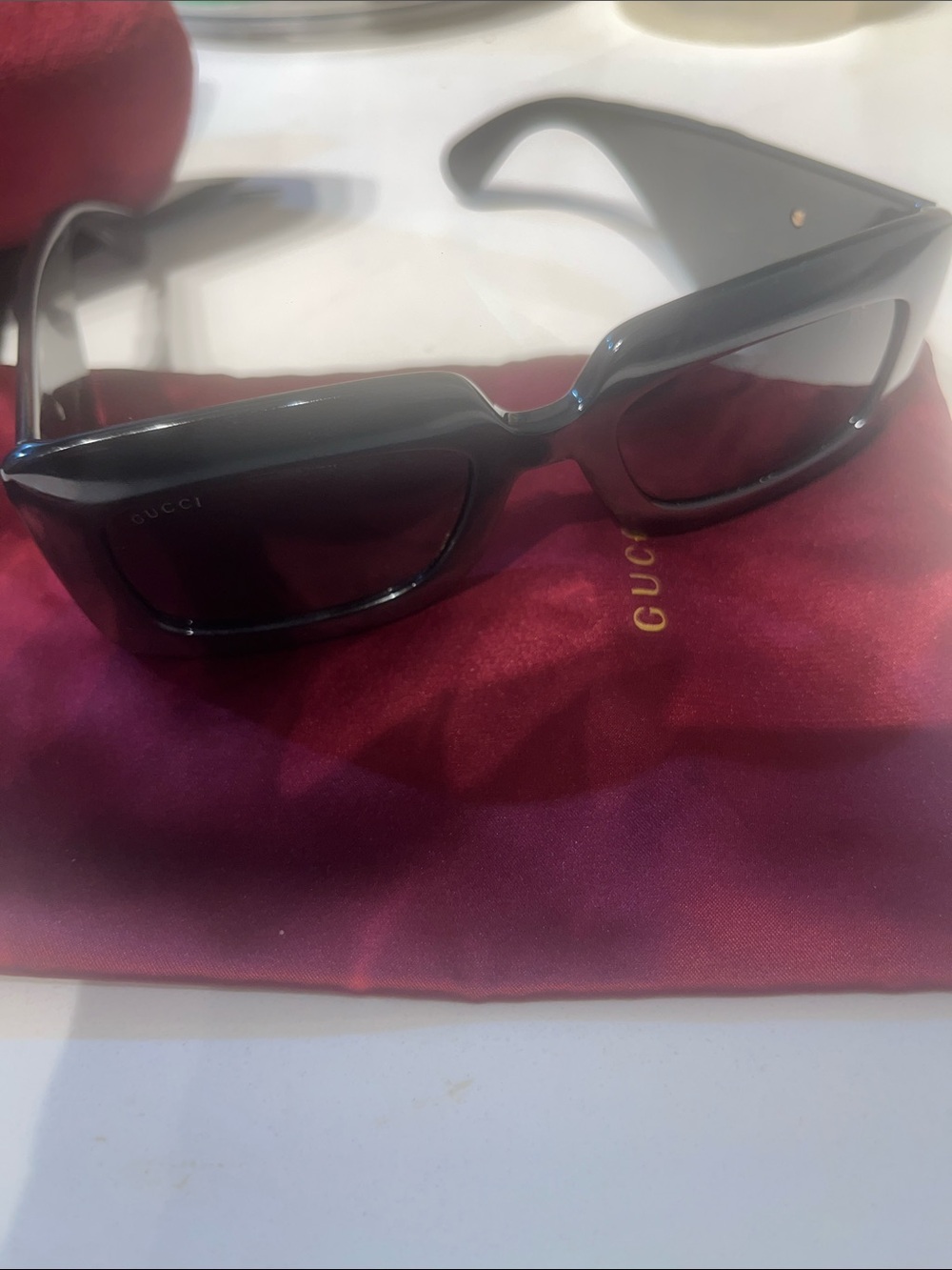 Gucci Matelasse GG0811S-001 Sunglasses 53mm 100% Authentic